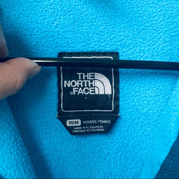 The North Face Polartec turquoise Denali fleece M - Picture 4 of 9